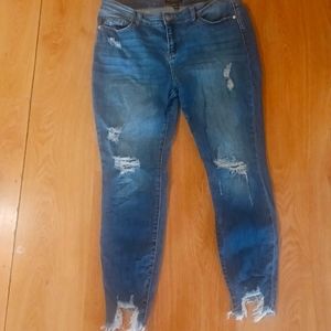 Judy blues, size 15,cropped fit